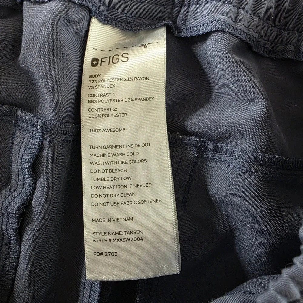 FIGS Tansen Jogger Scrub Pants‎ Mens Charcoal MXXSW2004 FIONx Fabric